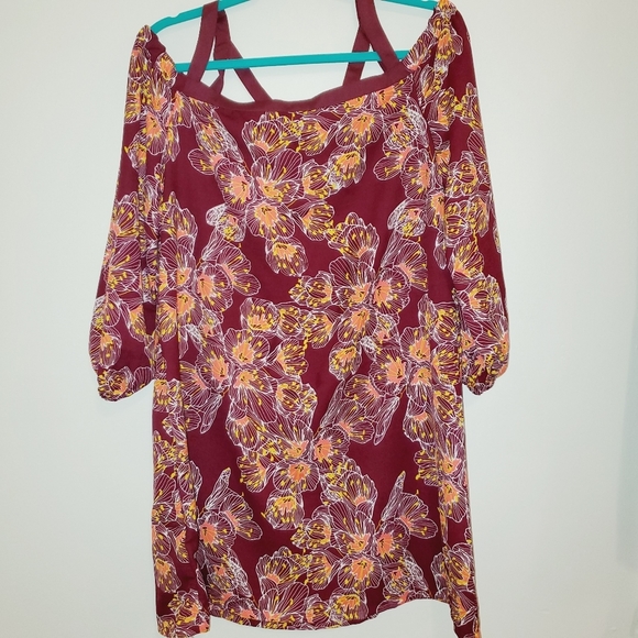 Women's Off Shoulder Summer Flowy Mini Dress 0136 - Picture 2 of 7